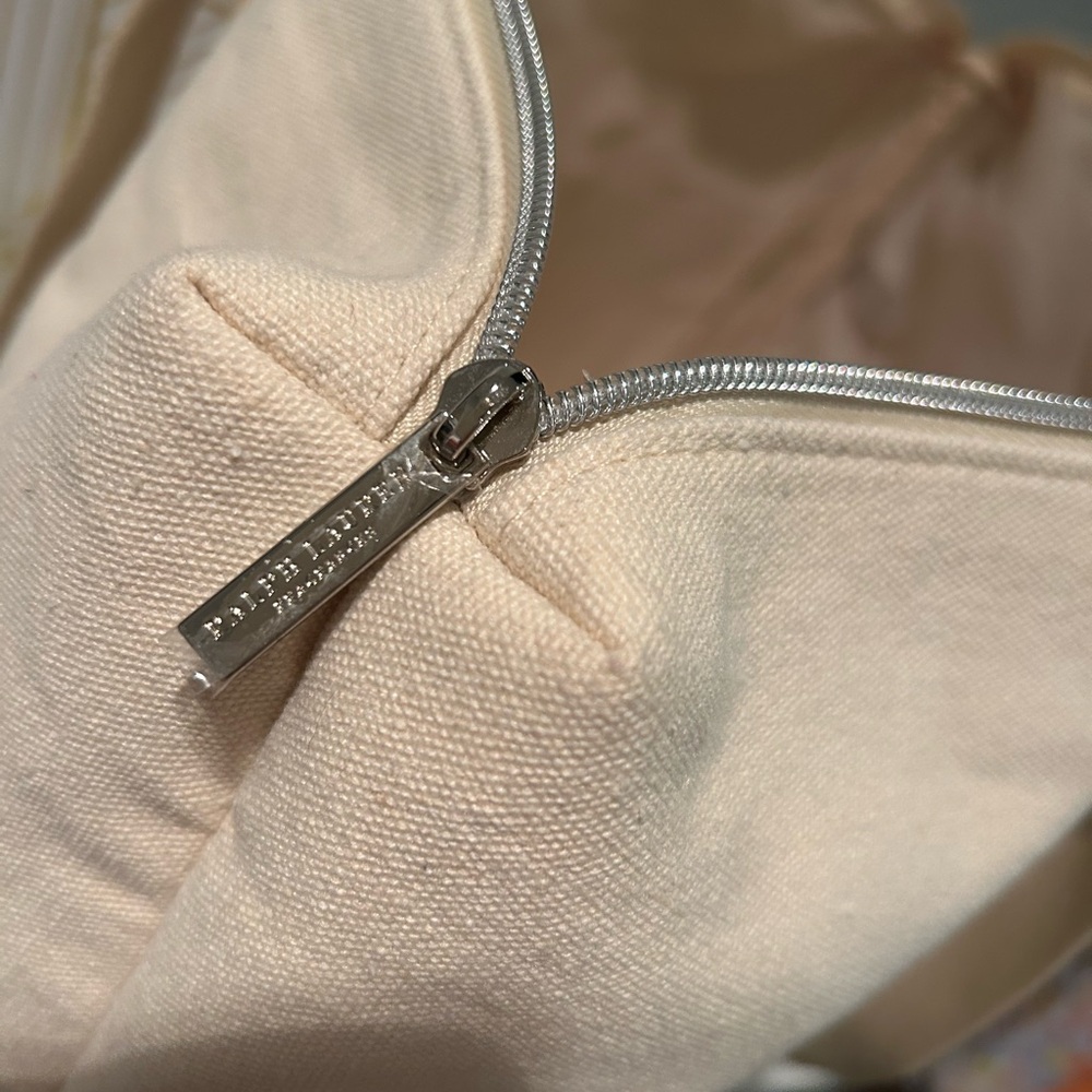 Polo by Ralph Lauren Cream Canvas Duffel Tote Bag - EUC one owner. - Picture 15 of 16
